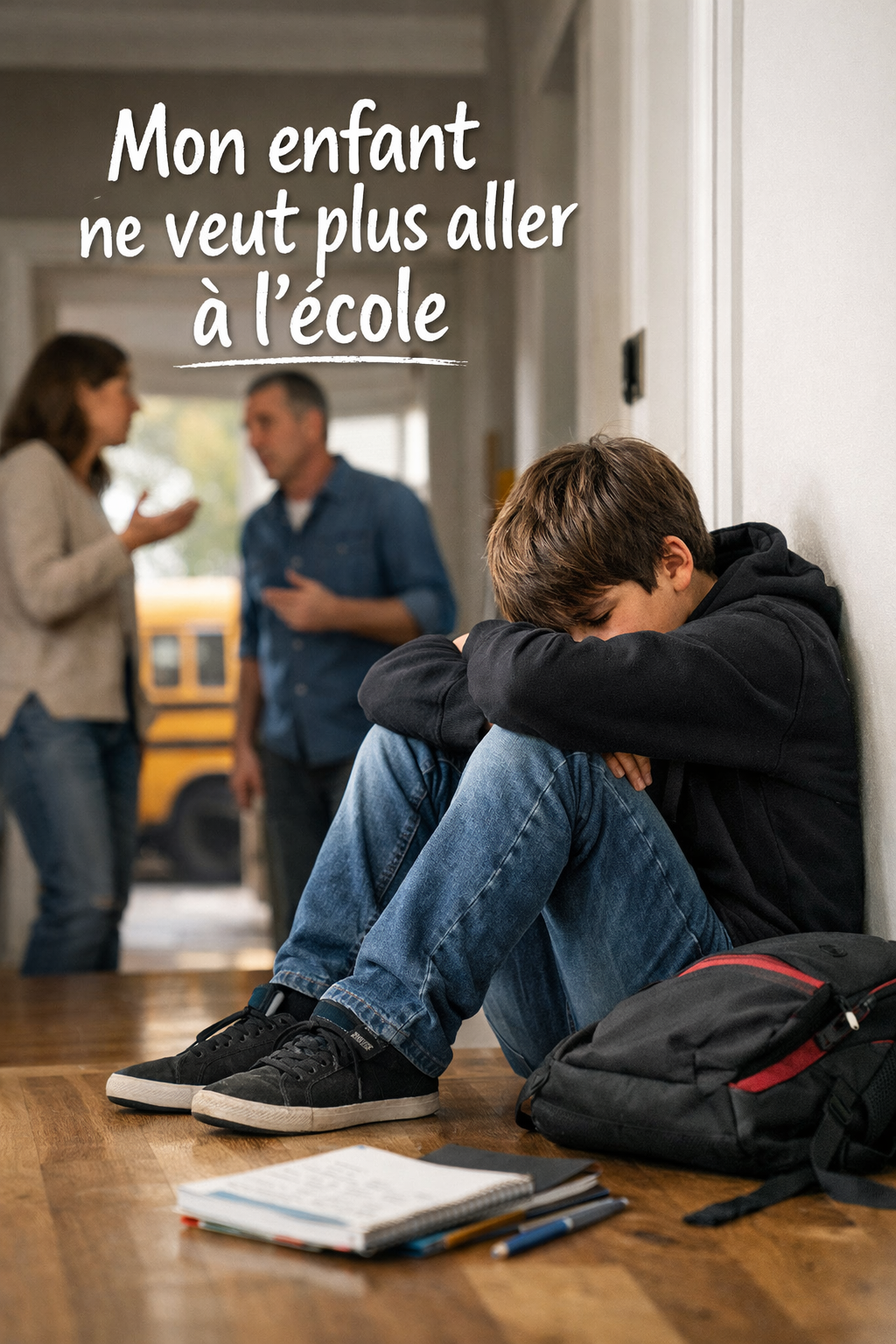 Mon enfant ne veut plus aller à l’école : que faire quand chaque matin devient un combat ?